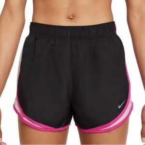 Nike Black & Pink Tempo Running Shorts Size S